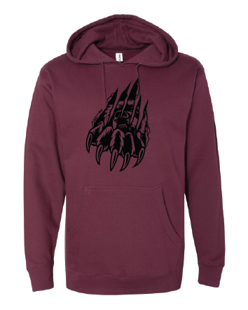 Grizzly Scratch on Hoodie