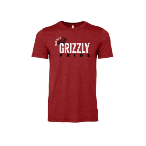 Grizzly pride, Heather Canvas Red